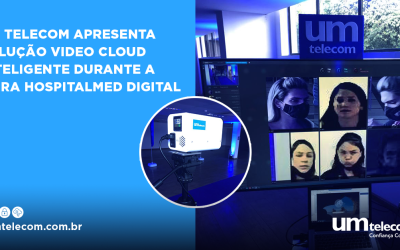 Um Telecom apresenta solução Video Cloud Inteligente durante a feira HospitalMed Digital